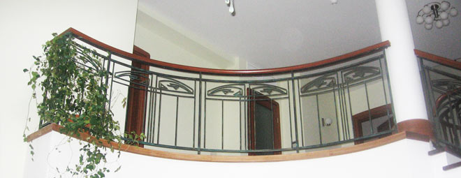 Сосновый бор, Ярославское ш., кованые перила и лестницы