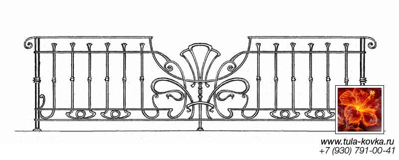 Кованые балконы эскизы